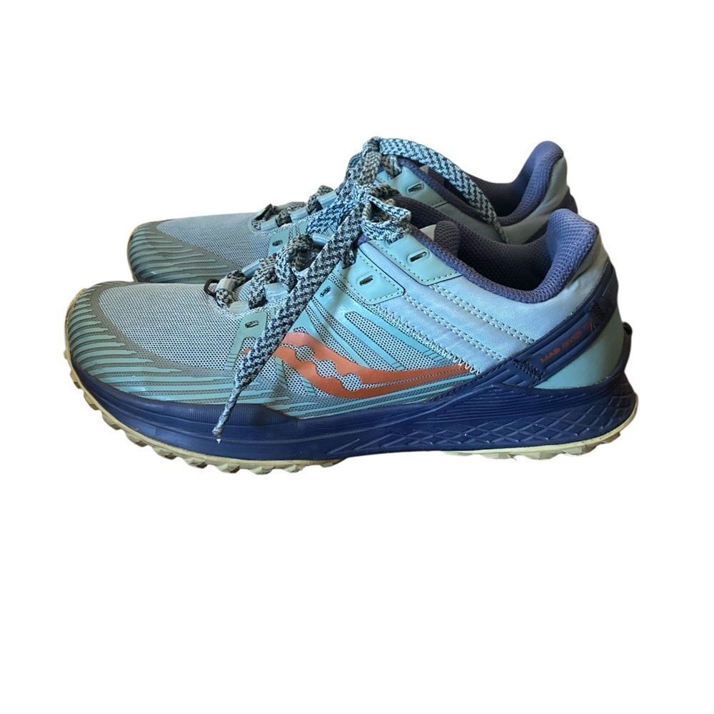 Saucony Women's Size 8 Athletic Shoes in Blue and White - Picture 3 of 12